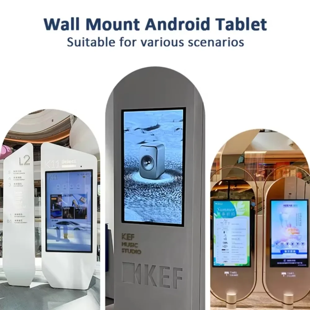 Android Wall Mount Industrial Business 10.1 Inch Quad Core Lcd Touch Panel Conference Meeting Room Display Tablet Pc