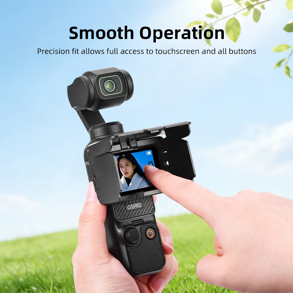 Screen Sunshade for DJI OSMO Pocket 3, Anti-Glare Foldable Outdoor Sunshade Cover Portable Protective Cap Camera Accessories