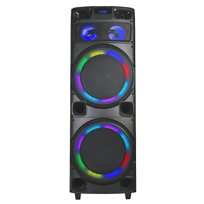 Altsvoces Mobile Bluetooth Parlantes Dual 12 Inch Trolley Outdoor Party Portable Bluetooth Speaker With LED Display