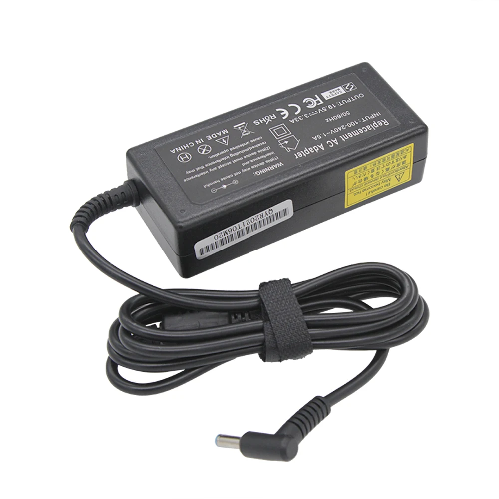 19.5V 3.33A 65W 4.5*3.0mm Laptop Charger Adapter For Hp Envy 17-j010us Pavilion 15-j000 Chromebook 11 G4 G5 EE 14 G3 246 G4 248