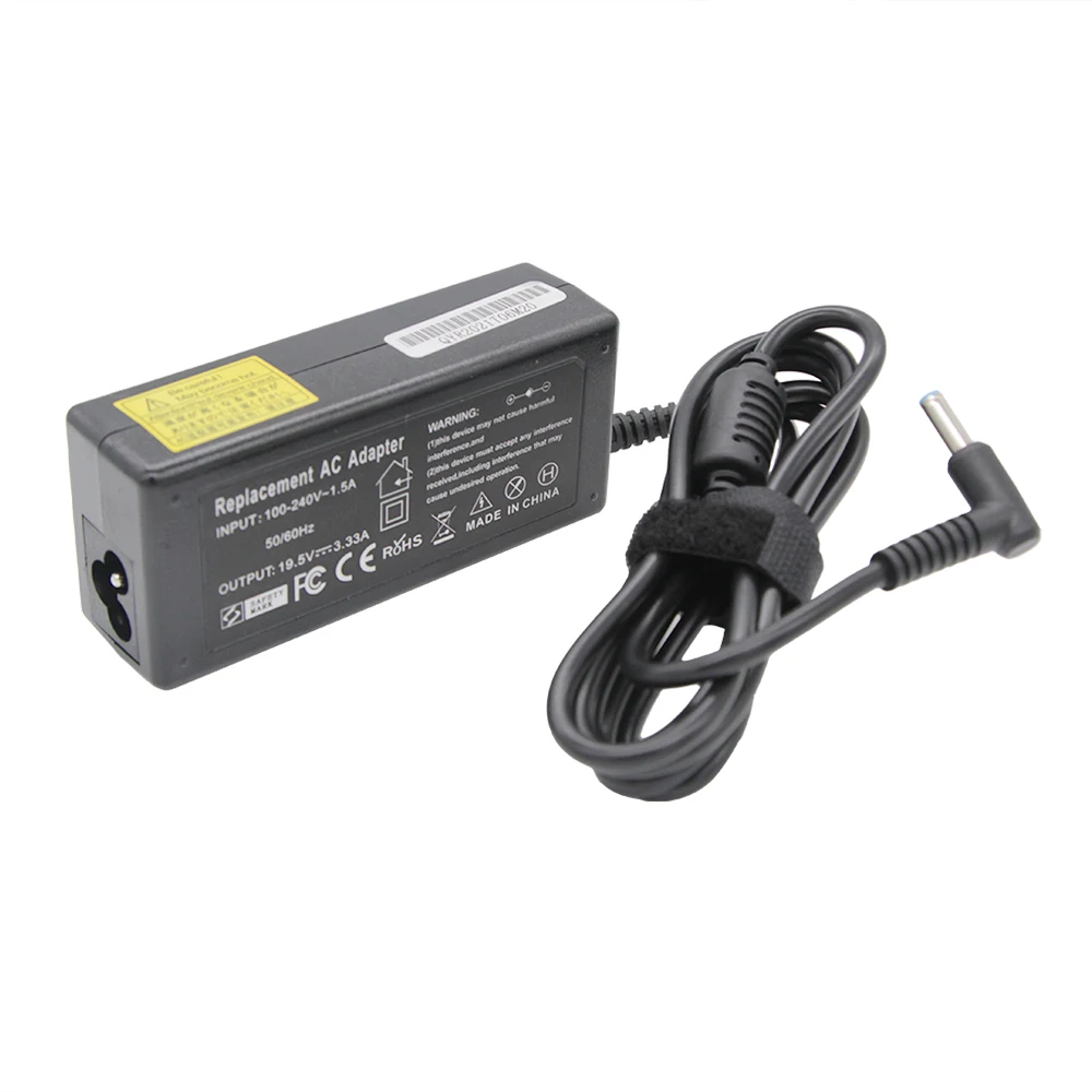 19.5V 3.33A 65W 4.5*3.0mm Laptop Charger Adapter For Hp Envy 17-j010us Pavilion 15-j000 Chromebook 11 G4 G5 EE 14 G3 246 G4 248