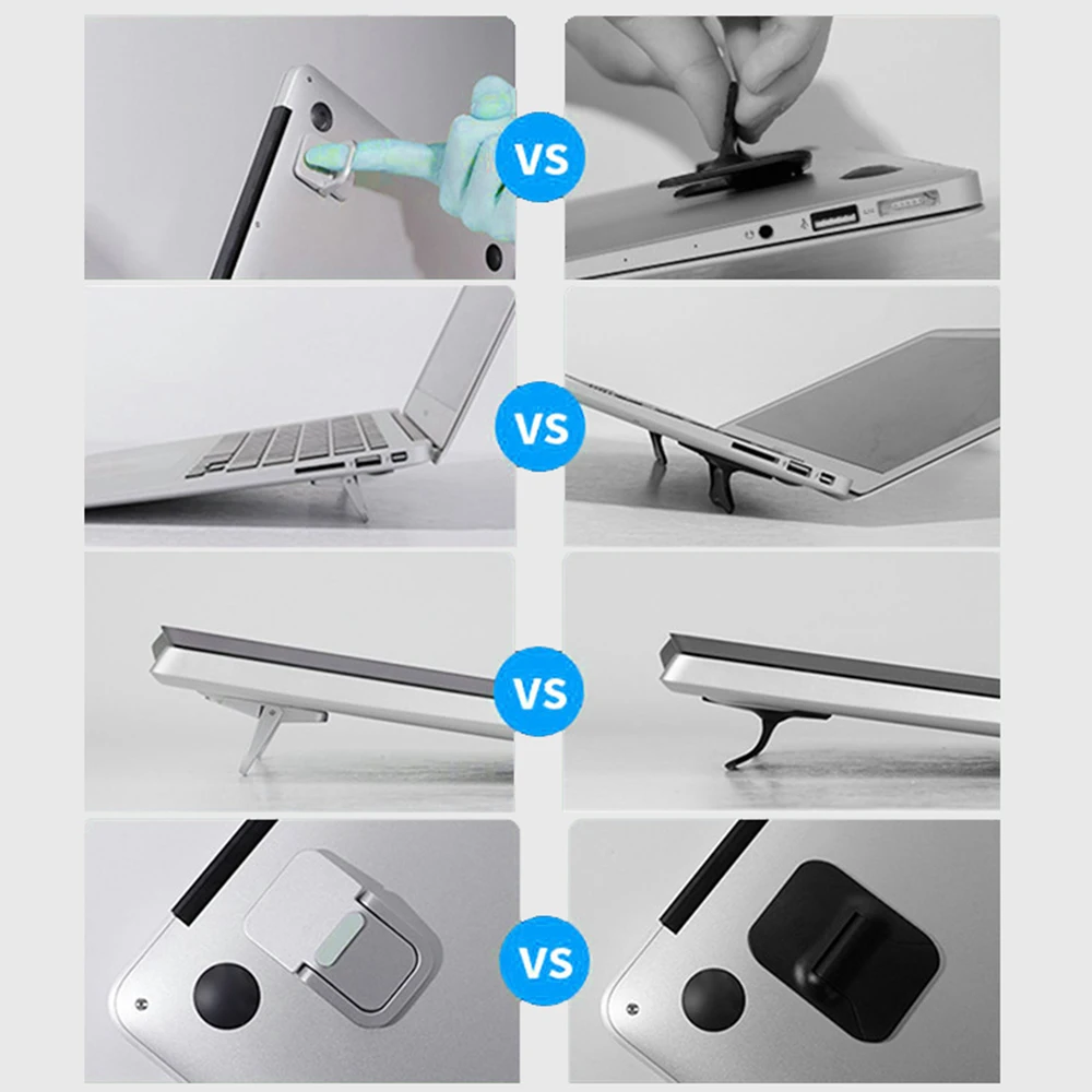 Mini Portable Legs Laptop Stand For Computer Keyboard Holder Laptop Stands For Macbook Huawei Xiaomi Notebook Aluminum Support