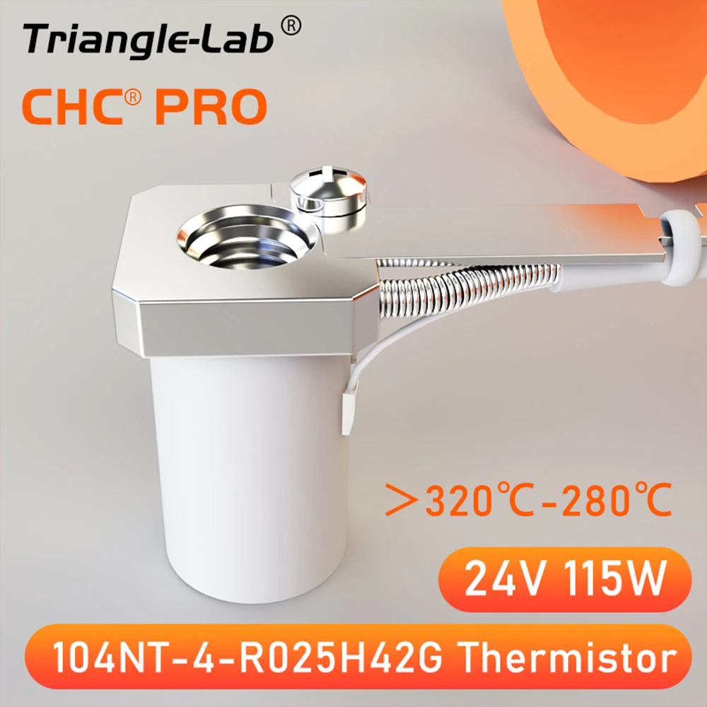 RS Trianglelab® 115W High Power CHC Pro Kit Ceramic Heating Core Quick Heating For Ender 3 Volcano Hotend CR10 mk3s blv