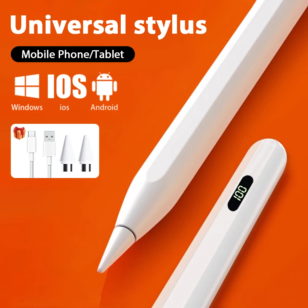 Universal Touch Screen Pen For Android iOS Phone Windows For iPad 11 2018-2024 Xiaomi HUAWEI Samsung Tablet Magnetic Digital Pen