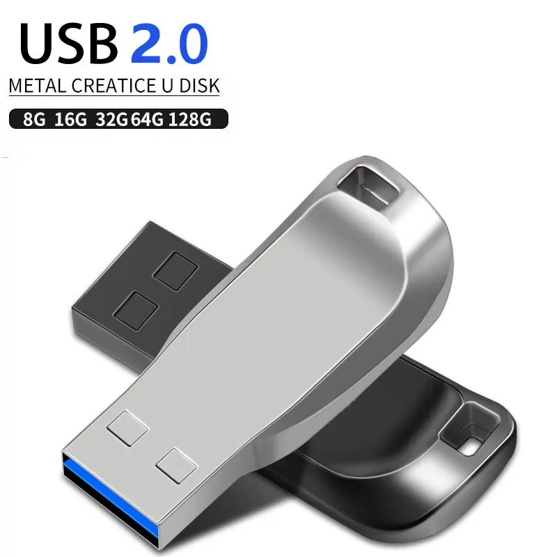 NEW USB Flash Drive 2.0 High Speed 128GB 64GB 32GB 16GB 8GB Cle USB 2.0 Flash Pendrive 64GB 128GB Metal 2.0 Stick Pen Drive