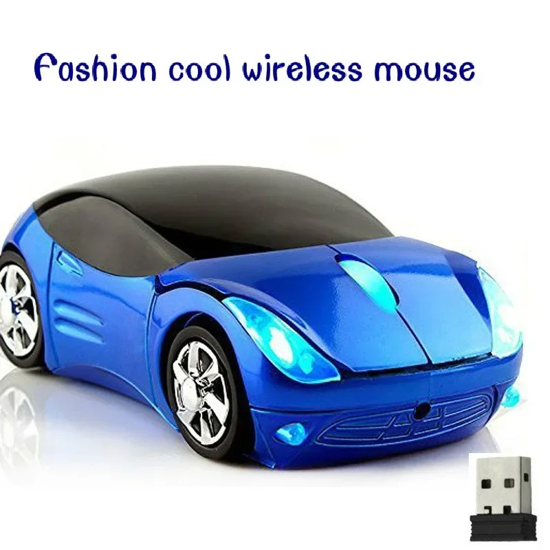 2.4Ghz Wireless Optical Computer Mouse Fashion Super Luxury Car Shaped Game Mice for PC Laptop Portable