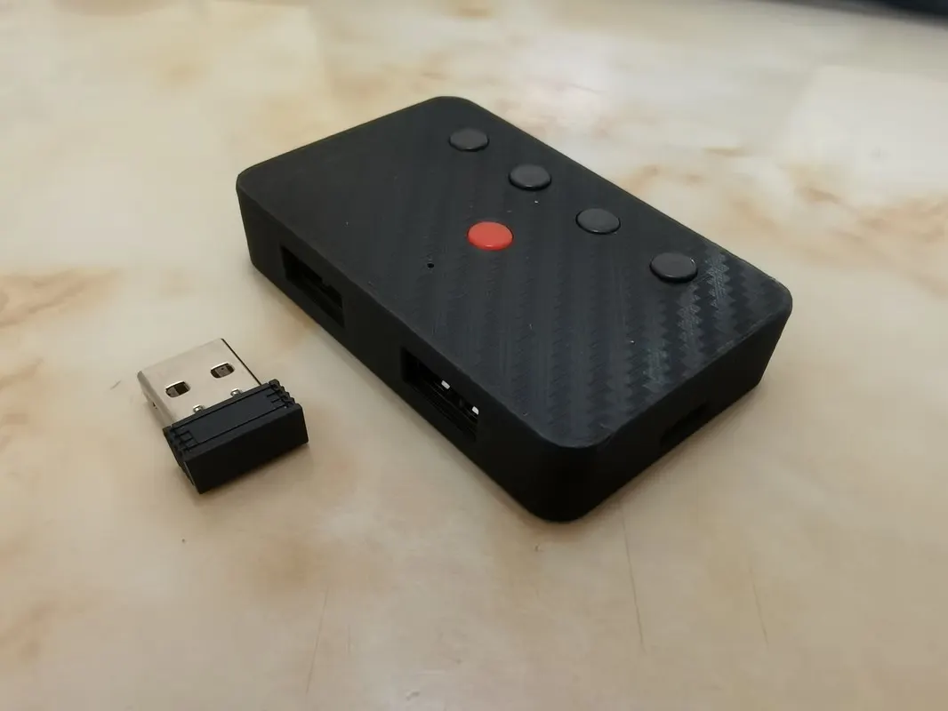 USB Keyboard And Mouse Bluetooth 5.3 Adapter, Bluetooth USB Hub Adaptor,USB Wired Keyboard Mouse To Wireless Bluetooth Converter
