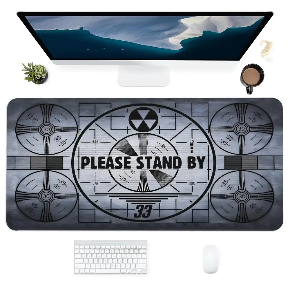 "Fallout: Live" "Please Wait" Mouse Pad Large Gaming Non-slip Mousepads Laptop Game Rug Tablet Mat Mini PC Mousepad XXL Playmat