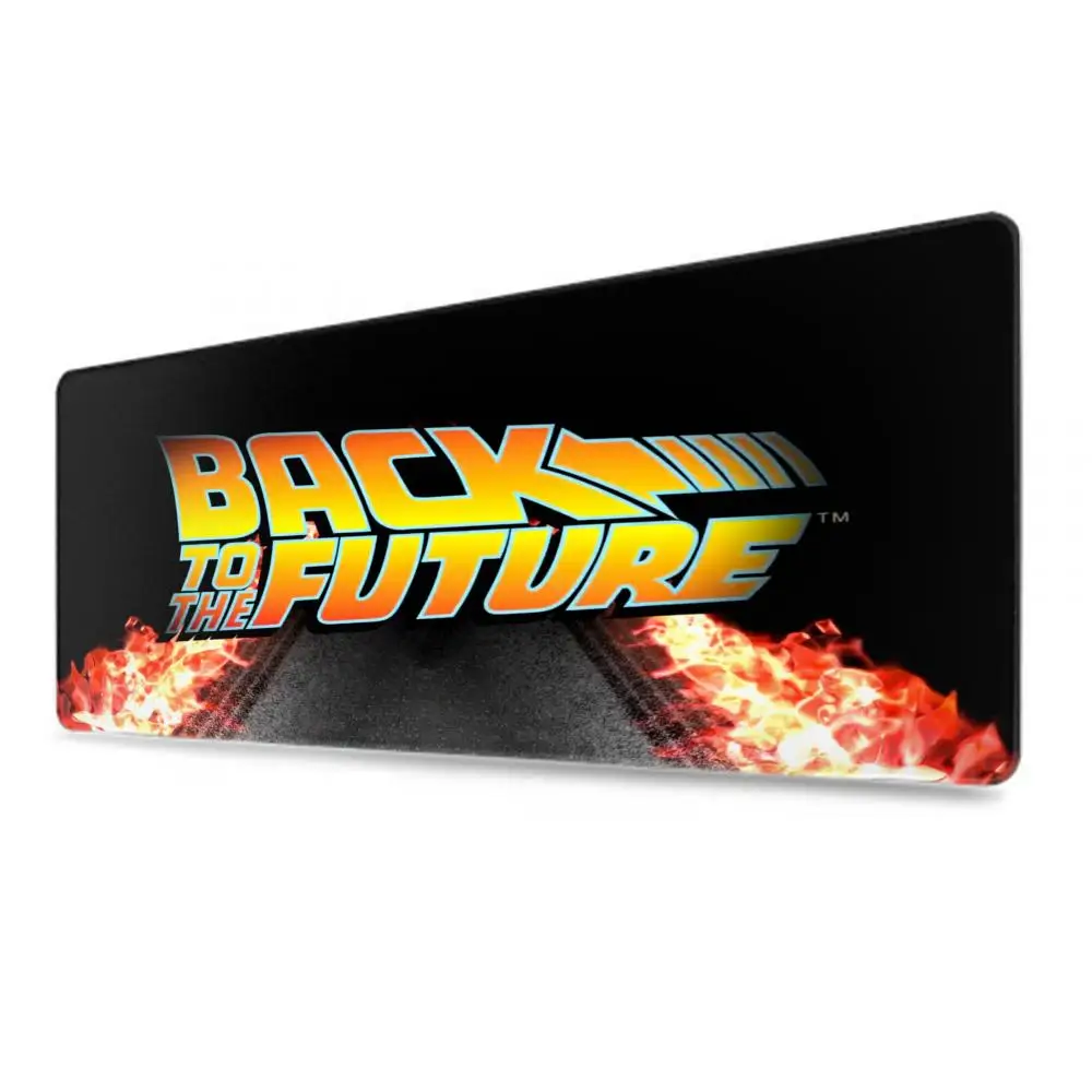 Back To The Future Large Mouse Pad 90x40cm Computer Mousepad Big Keyboard Mat Car Table Carpet Big Desk Mats Rubber Rugs