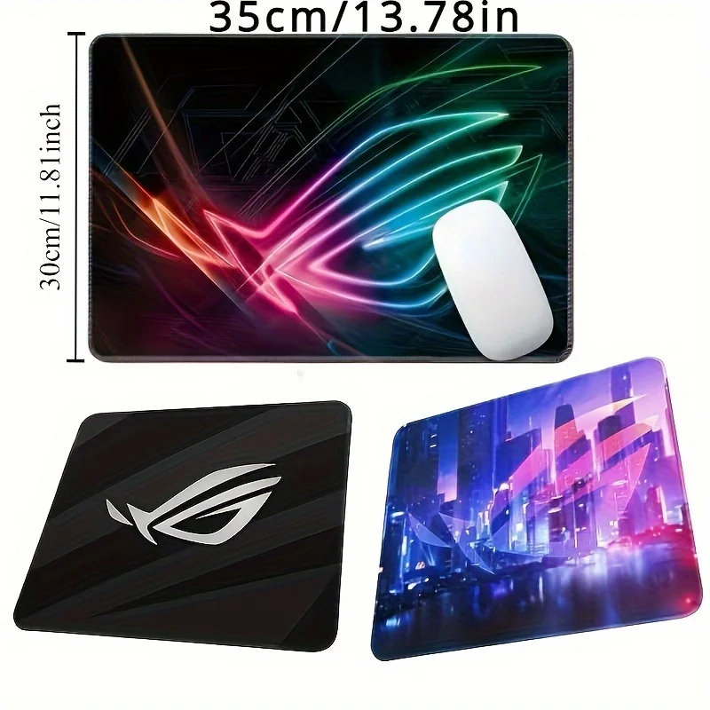ROG "gaming mouse pad - - beautiful pattern, non-slip design, high-resolution printing,  gamer accessories