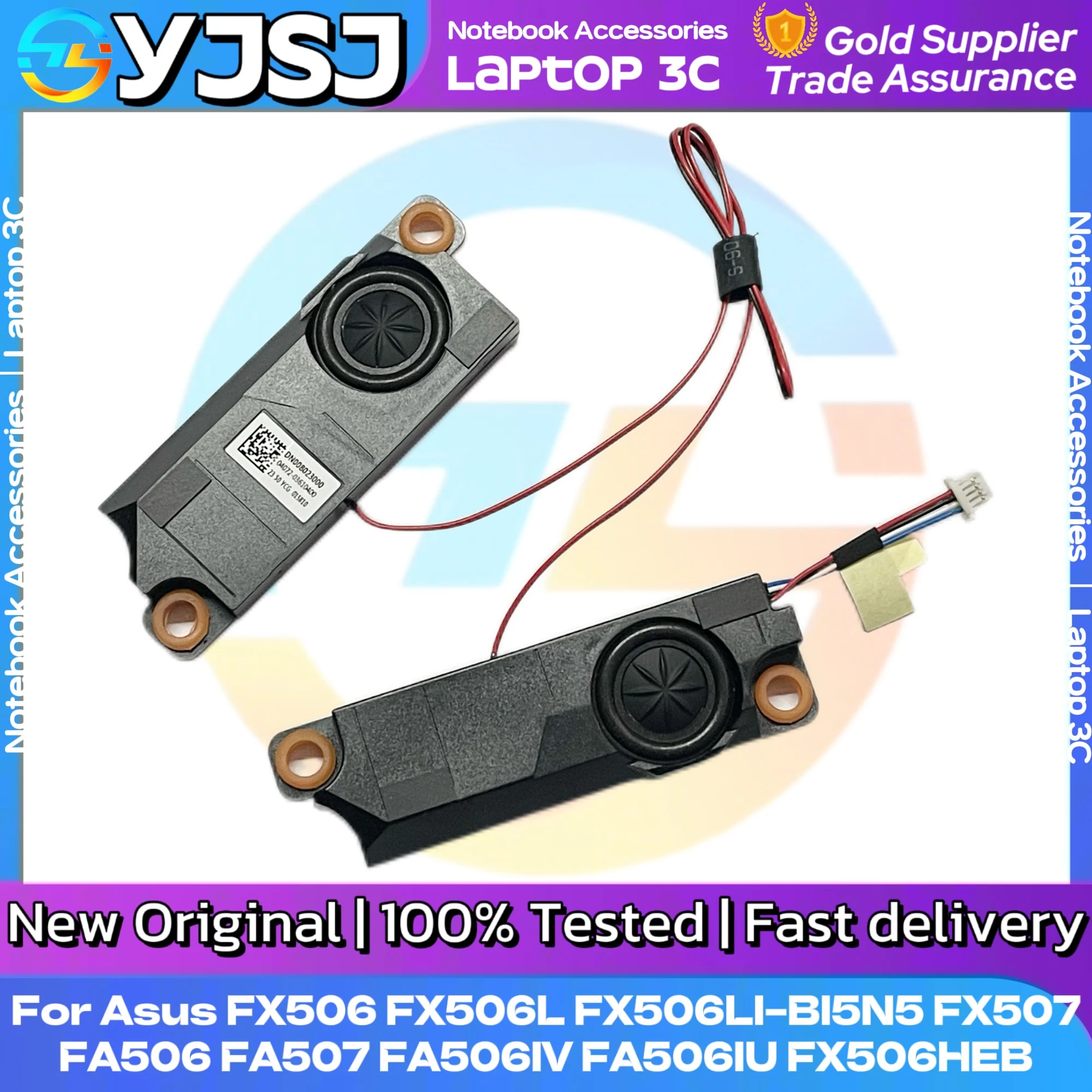 New Original Laptop Notebook Speaker for Asus FX506 FX506HEB FX506HM FX506HE FX506HC  PK23000X7Y0 built-in speaker horn audio