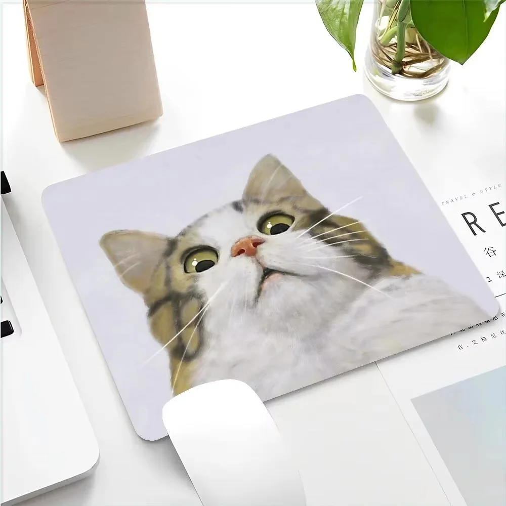Funny Pet Cat Dog Desk Mat Small Office Computer Mousepad Desk Accessories Mouse Pad Laptop Cute Animal Cushion Home Decor