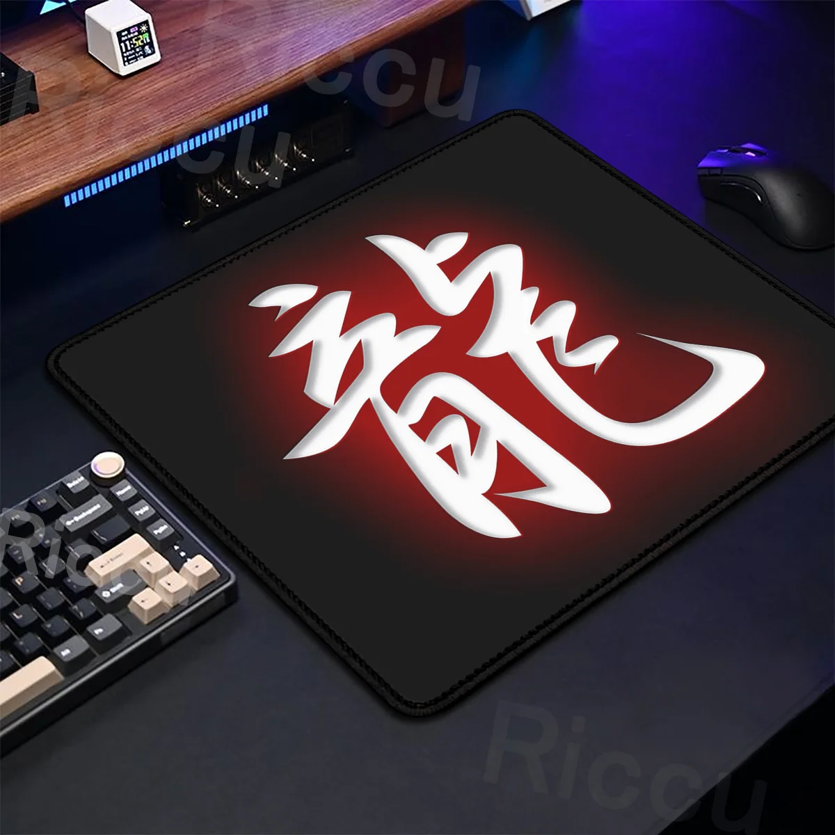 25x29cm Chinese Character "Love" Pc Gamer E-Sports Mouse Pad Small Premium Laptop Carpet Professional Computer Keyboard Deskmats
