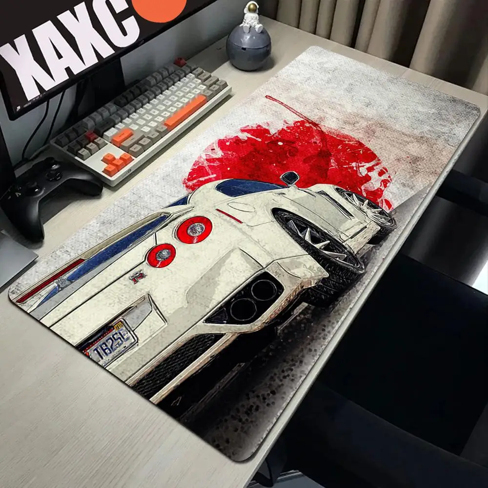 Racing GTR Sports Car Mousepad Cartoon Lockedge Large Gaming Mouse Pad Computer Gamer Keyboard Mouse Mat Desk For PC Desk Pad