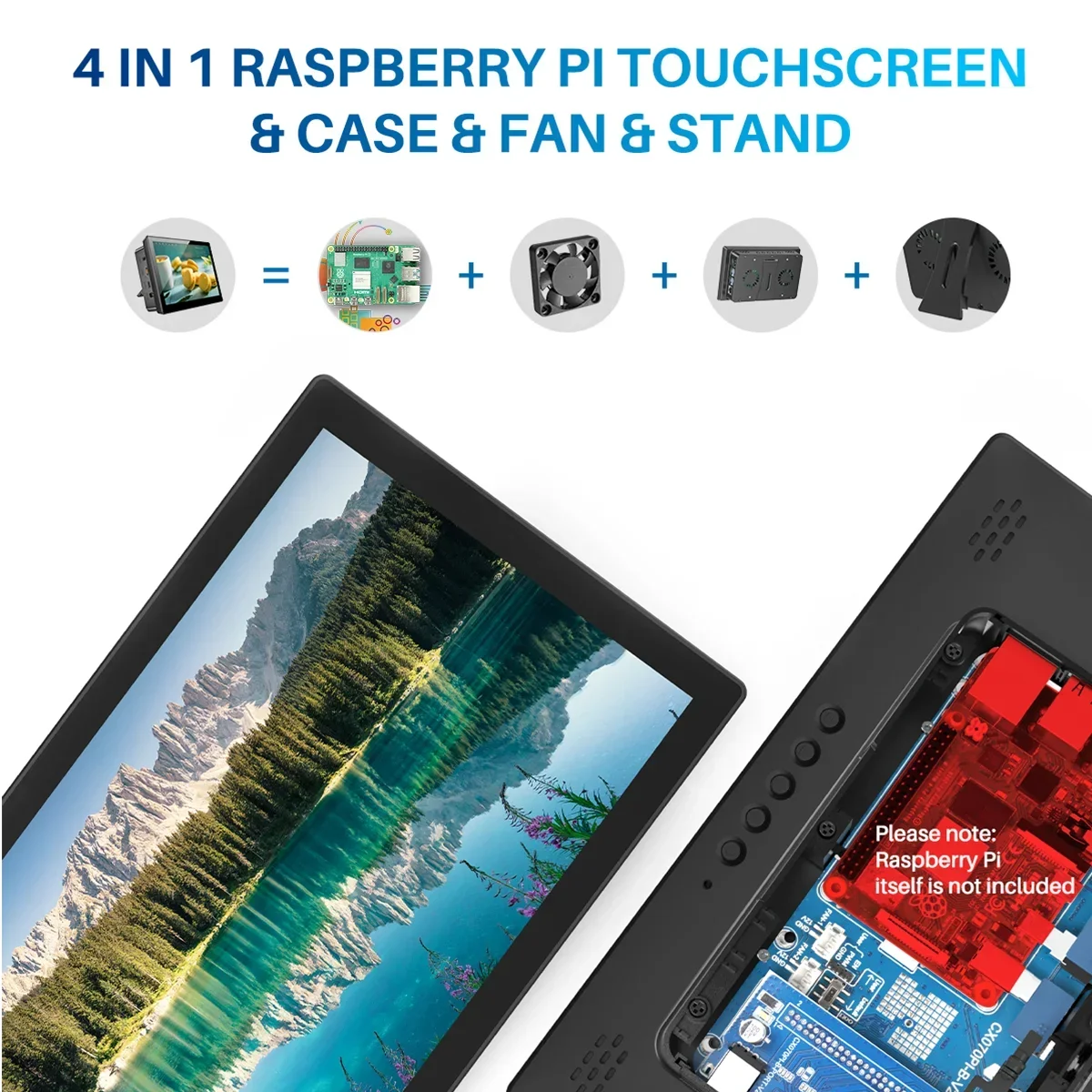 10.1 inch Touch Monitor for Raspberry Pi 5 4 3 IPS 1920*1200 Screen Support for PC Laptops Raspi Orange Banana Switch Xbox PS5