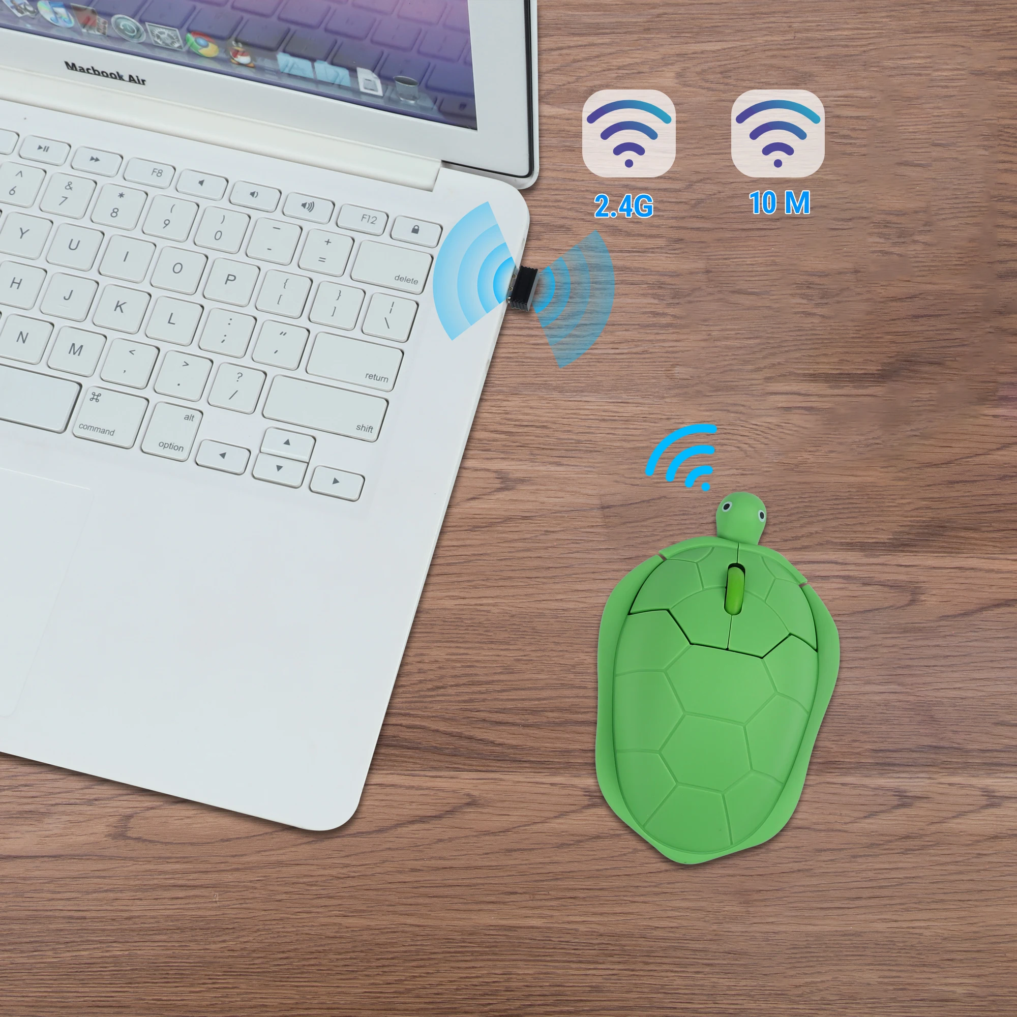 Wireless 2.4G Turtle Mouse Light Weight Portable Plug And Play Creative Design Mause Gift  Funny Mice Office Use PC Laptop Study