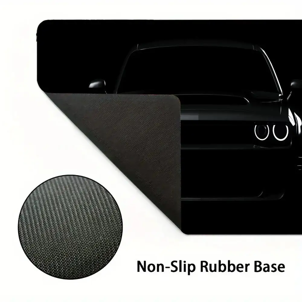 Cool Black car Mouse Pad Large MousePad XXL mouse Gaming Rubber Lock monitor phone Desk keyboard Mat Computer Gamers work office