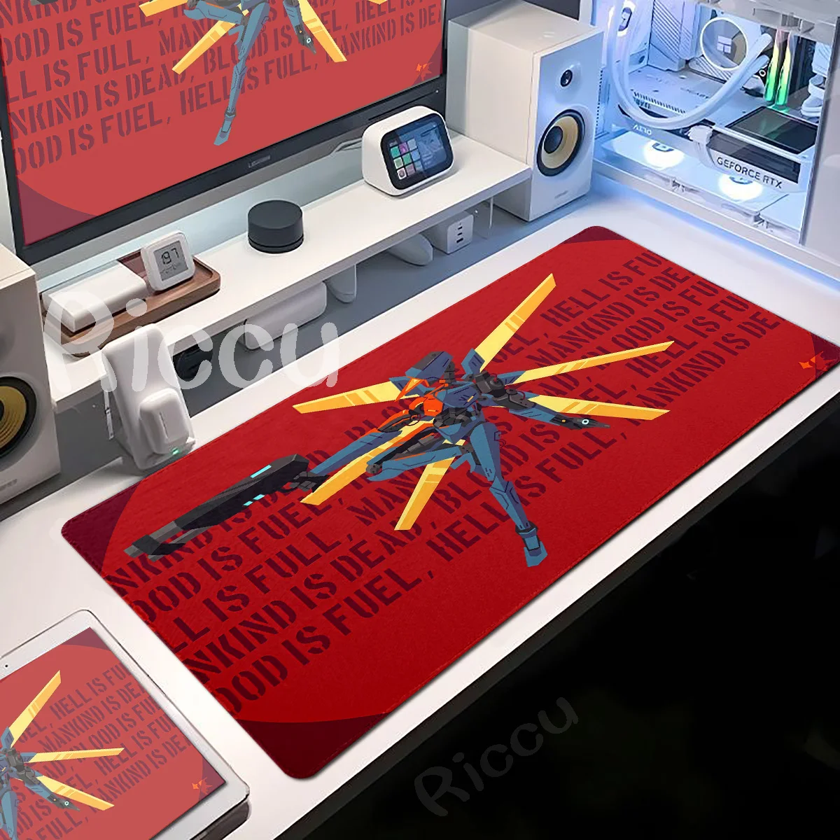 Office Computer Accessories Mouse Pad ULTRAKILL Retro Fast-Paced Shooter Mousepad Gaming Extended Deskpad XXL Keyboard Mousemat