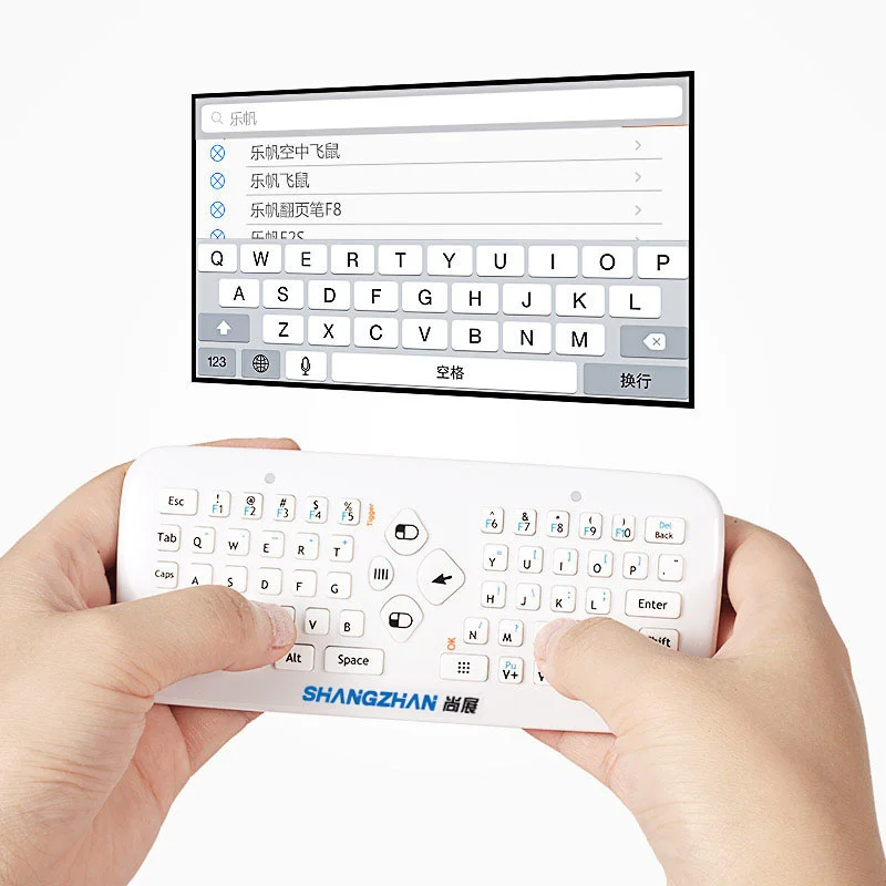 Mini Air Mouse Wireless Keyboard Mouse Set 20m Range Thumb Keyboard Mice Set Gaming Mause Home Remote Control For TV Android IOS