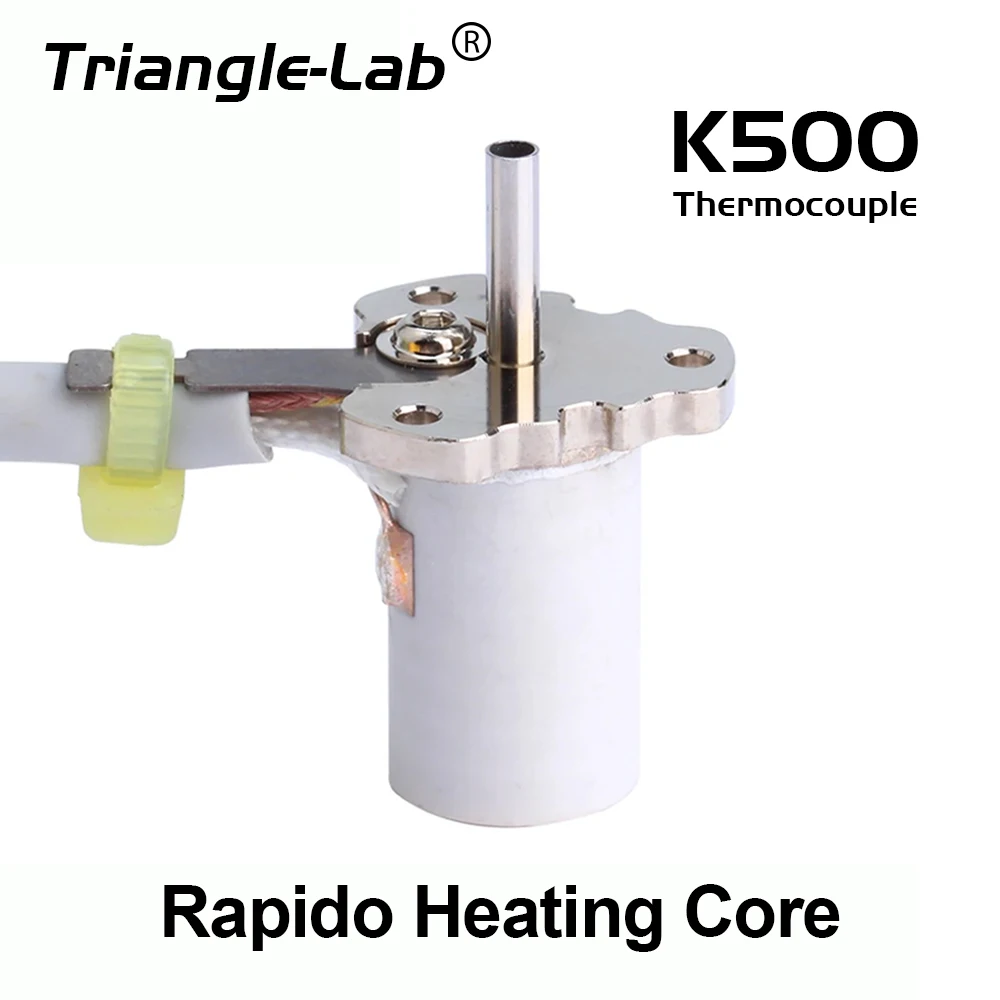 C Trianglelab K500 Thermocouple Rapido Heating Core Built-in K500 Thermocouple  Compatible Rapido Hotend 3D Printer