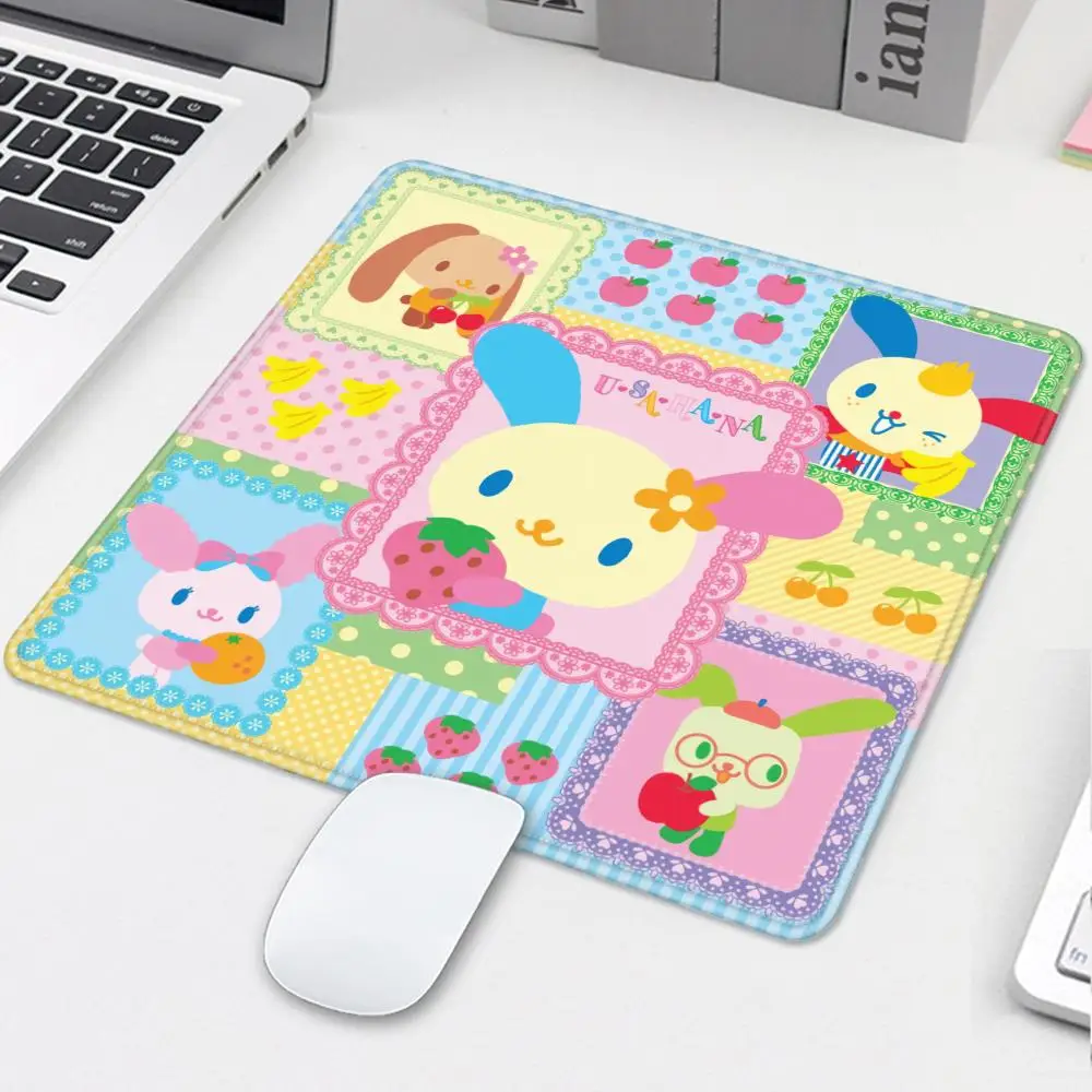 Small Desk Mat USAHANA Cute Mouse Pad Anime Game Mats Mousepad Company Gamer Girl Gaming Laptop Computer Accessories