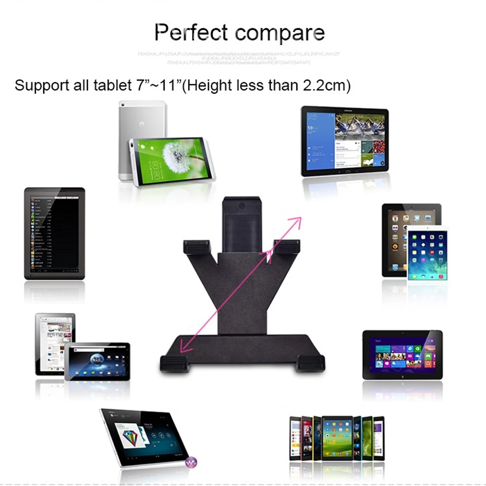 Xnyocn Tablet Holder 7-11 Inch Universal Adjustable Car Air Vent Mount Stand Bracket For iPad Air/Mini Samsung Xiaomi Tablets