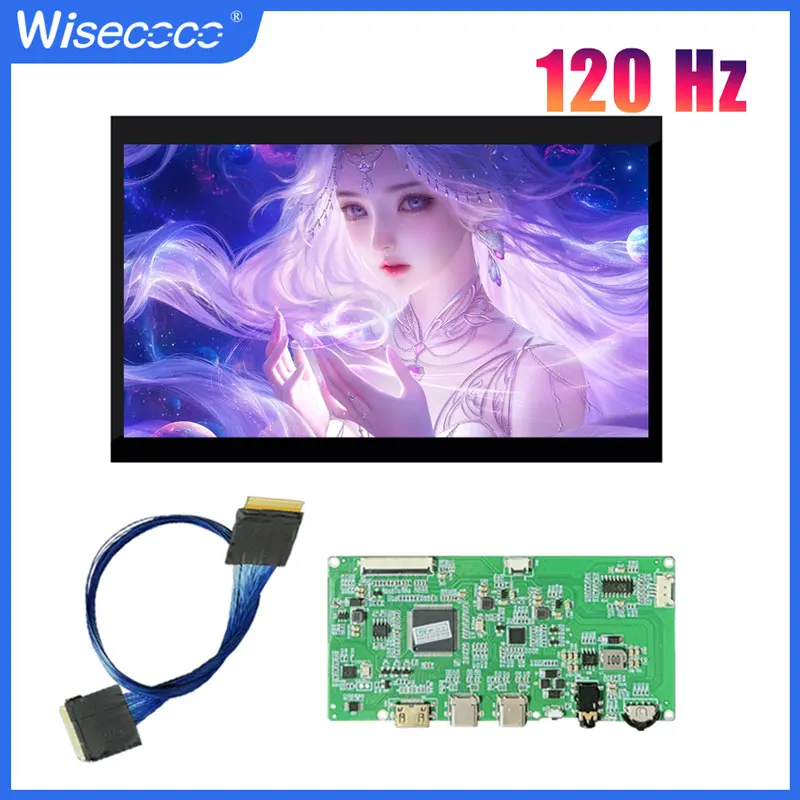 7 inch 1920x1080 120Hz LCD Display External Portable Second Screen IPS Controller Board USB C for Switch PS5 Xbox Laptop PC