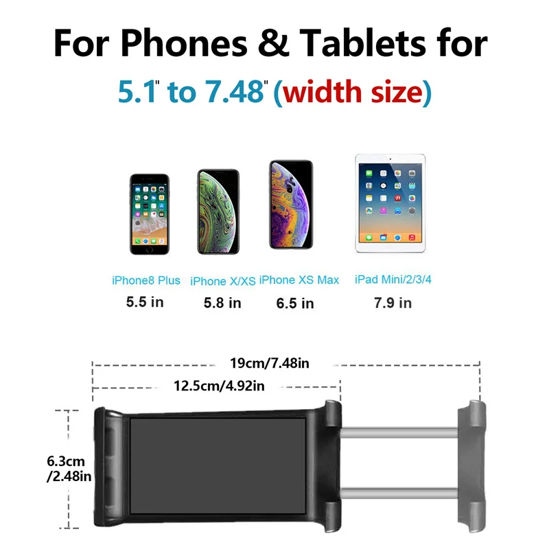 Kitchen Tablet Mount Stand Adjustable 2-in-1 Kitchen Wall Mount Stand for iPad Air Mini Pro Desktop Holder for iPad Samsung