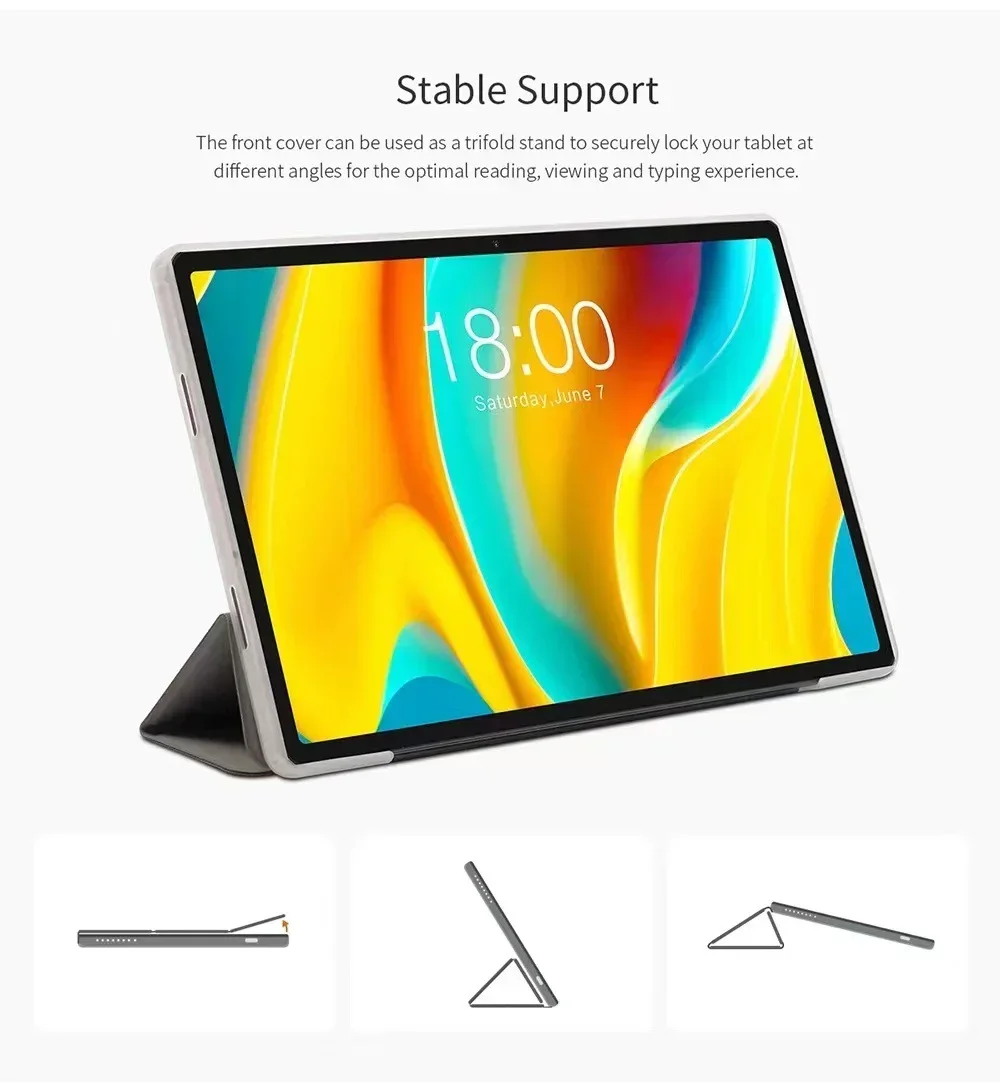 Smart Case for Teclast T50 Pro 11 inch Funda Tablet Cover Stand PU Leather Case for Teclast T50Pro Protective Shell