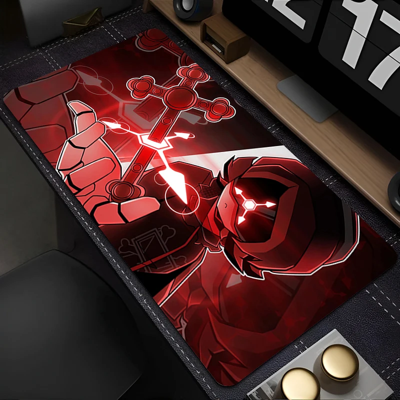 Mousepad Anime Mouse Pad Gaming Accessories Office Keyboard Pad Large Desk Mat PC M-murder Uzi N V J Drones Rubber Extended Pad