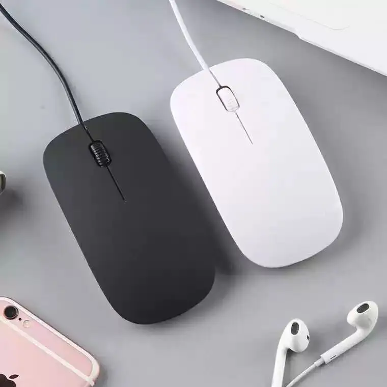 D2 USB Wired Mouse 1.5m Cable Ergonomic 3 Buttons 800 DPI Laser Scroll Mouse for PC Laptop Computer Office Home Gamer Mice