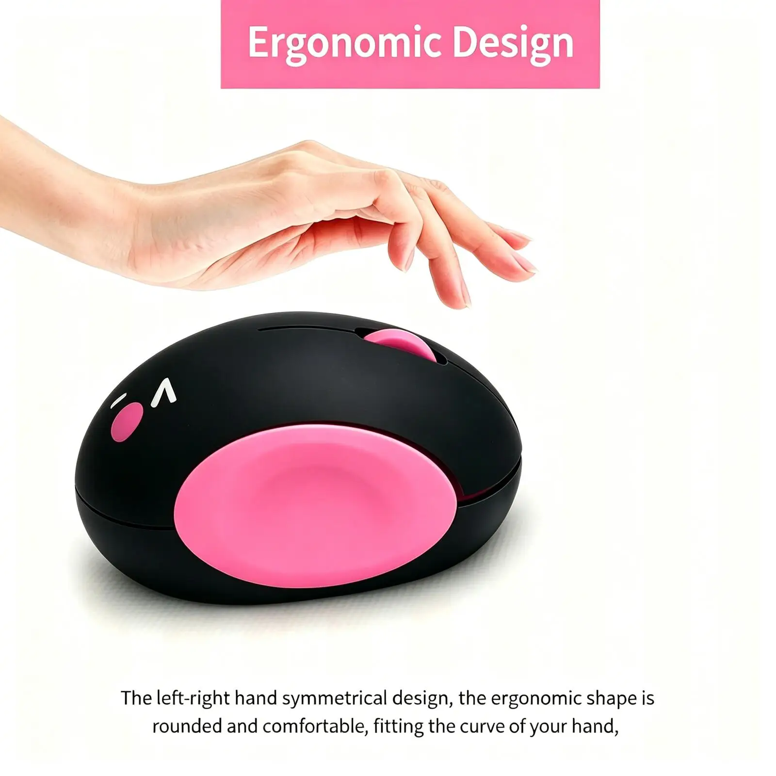 Cute Steamed Bun Wired Mouse, Type-C Adjustable Cable Silent Ergonomic Mouse, Plug And Play Mini Mice For Laptop Phone Tablet