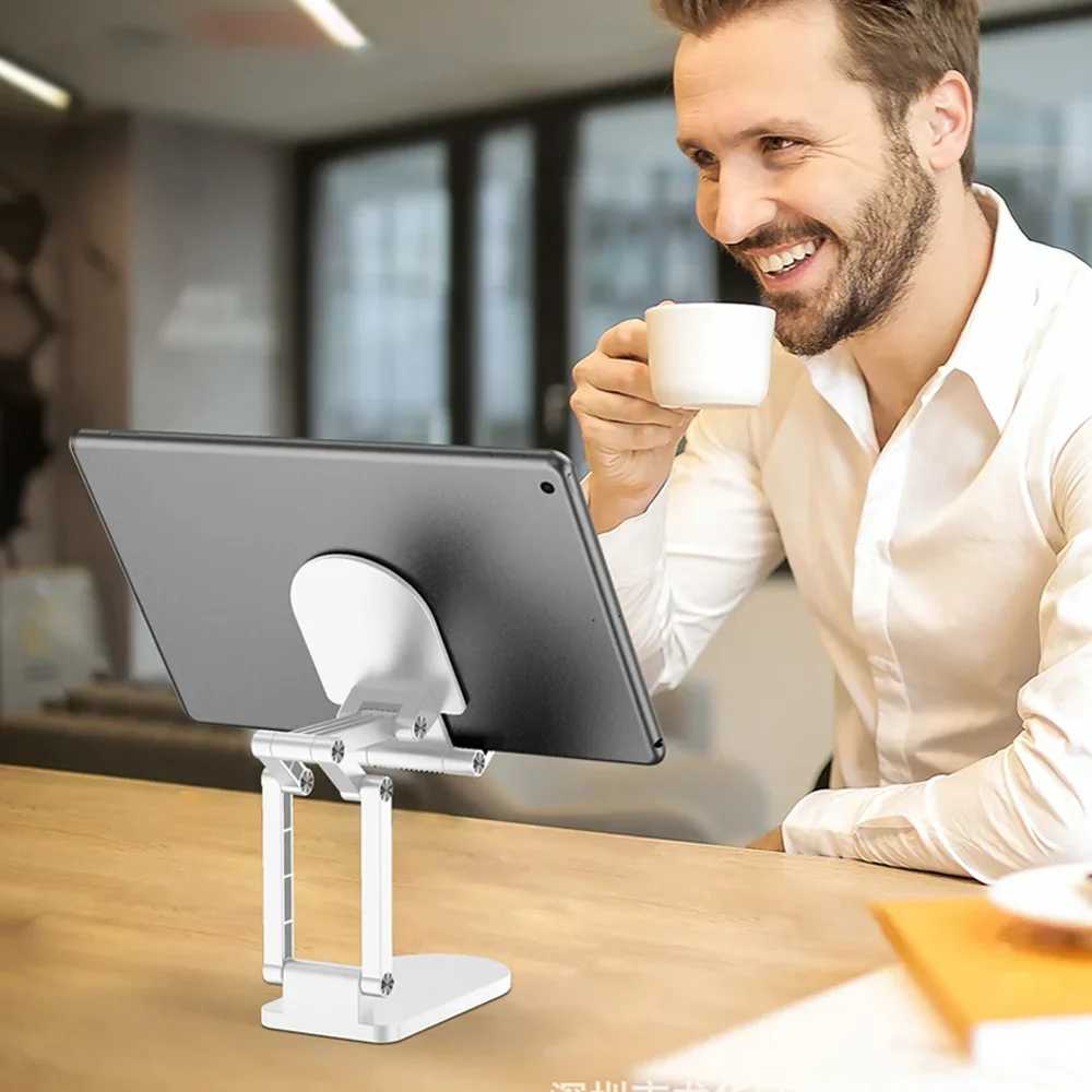 Tablet Stands Holder for IPad Mini/Samsung/Xiaomi Pro Iphone 13 12 11 Phone Desktop Adjustable Foldable 7.9/10.5/11/12.9/16 Inch
