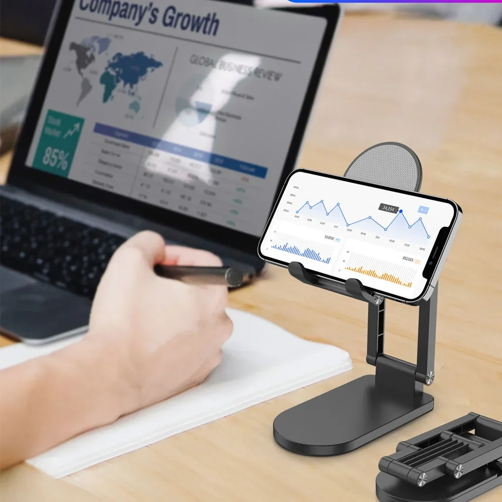 Tablet Stands Holder for IPad Mini/Samsung/Xiaomi Pro Iphone 13 12 11 Phone Desktop Adjustable Foldable 7.9/10.5/11/12.9/16 Inch