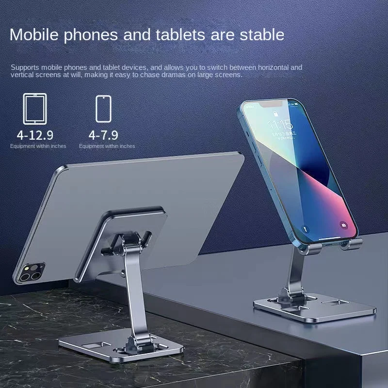 Adjustable Tablet Stand Holder Foldable Cradle for iPad Pro Air Mini Samsung Kindle Fire Xiaomi Mipad Mi Pad iPhone 13 14 12 11