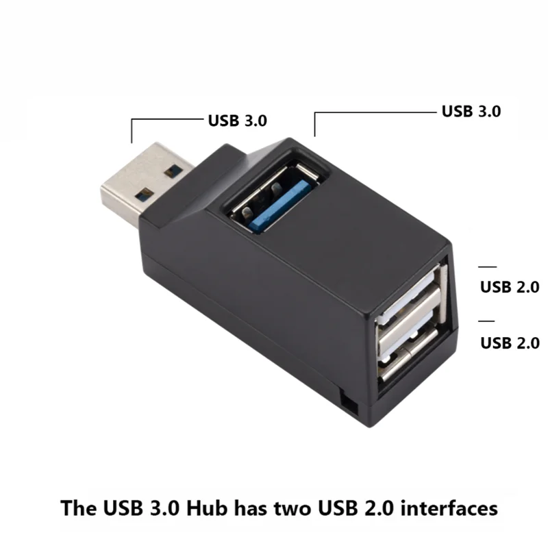 USB 3.0 Extender Car Splitter Multi Port USB 2.0 Laptop Office Multi Function Reading USB Disk Charging Adapter PC Accessories