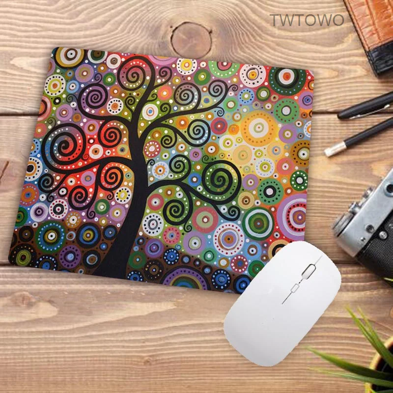 MousePad Gaming New Desk Mat Gamer Cartoon lovely kawaii Anime Beautiful Tree Art Office Decoration Home keyboard pad