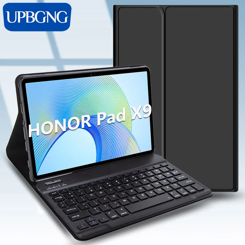 Case with Bluetooth Keyboard for Honor Pad X9 11.5 inch 2023 Tablet Smart Keyboard Cover Shell for Honor Pad X9 Accessories