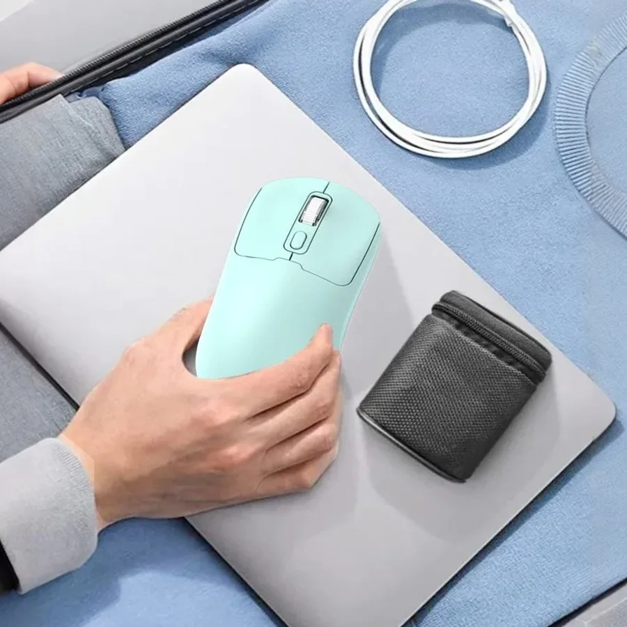 2.4G/Bluetooth Dual-mode Business Mute Wireless Mouse Portable Silent Ergonomic Mice For Laptop iPad Tablet Notebook Cellphone