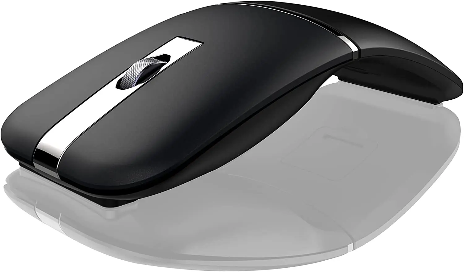 Wireless Bluetooth Arc Mouse Computer Rechargeable Silent for Travel Cordless Laptop Folding Ultra Slim Win11 Mac Tablet Macbook