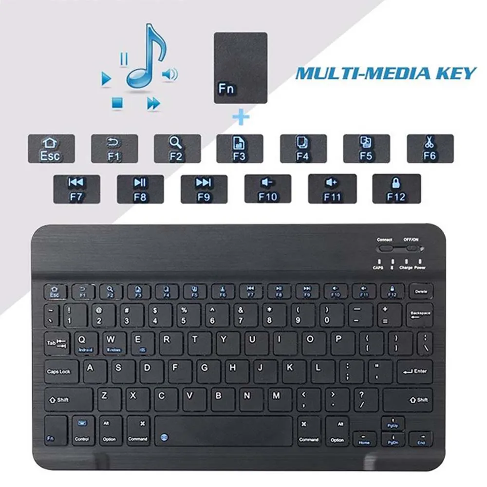 Wireless Bluetooth Keyboard for Samsung Galaxy Tab S 10.5"/Tab S2 9.7"/Tab S3 9.7"/Tab S4 10.5"/Tab S5e 10.5"/Tab S6 T865 Tablet