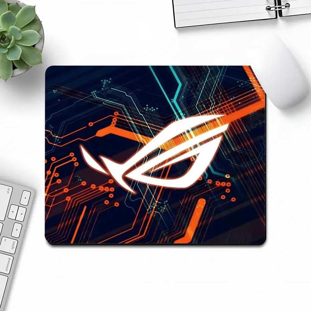 ASUS ROG Mouse Pad Art Gaming Gamer Small Rubber Locking Edge Large Computer MousePad Laptop Desk Safely Pad