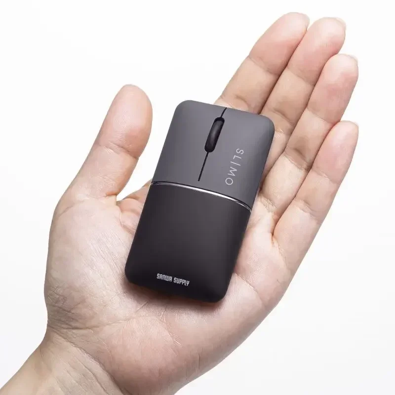 Portable Bluetooth wireless mouse mini pocket mouse business trip charging  mobile phones notebooks  tablets bracket, cloth bag