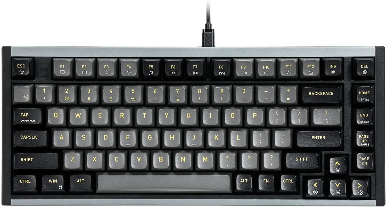 HEXGEARS I2 Gaming Mechanical Keyboard 83Key RGB Hot Swap PC Keyboard Kailh Switch PBT Keycaps Type-C  Wired Mechanical Keyboard