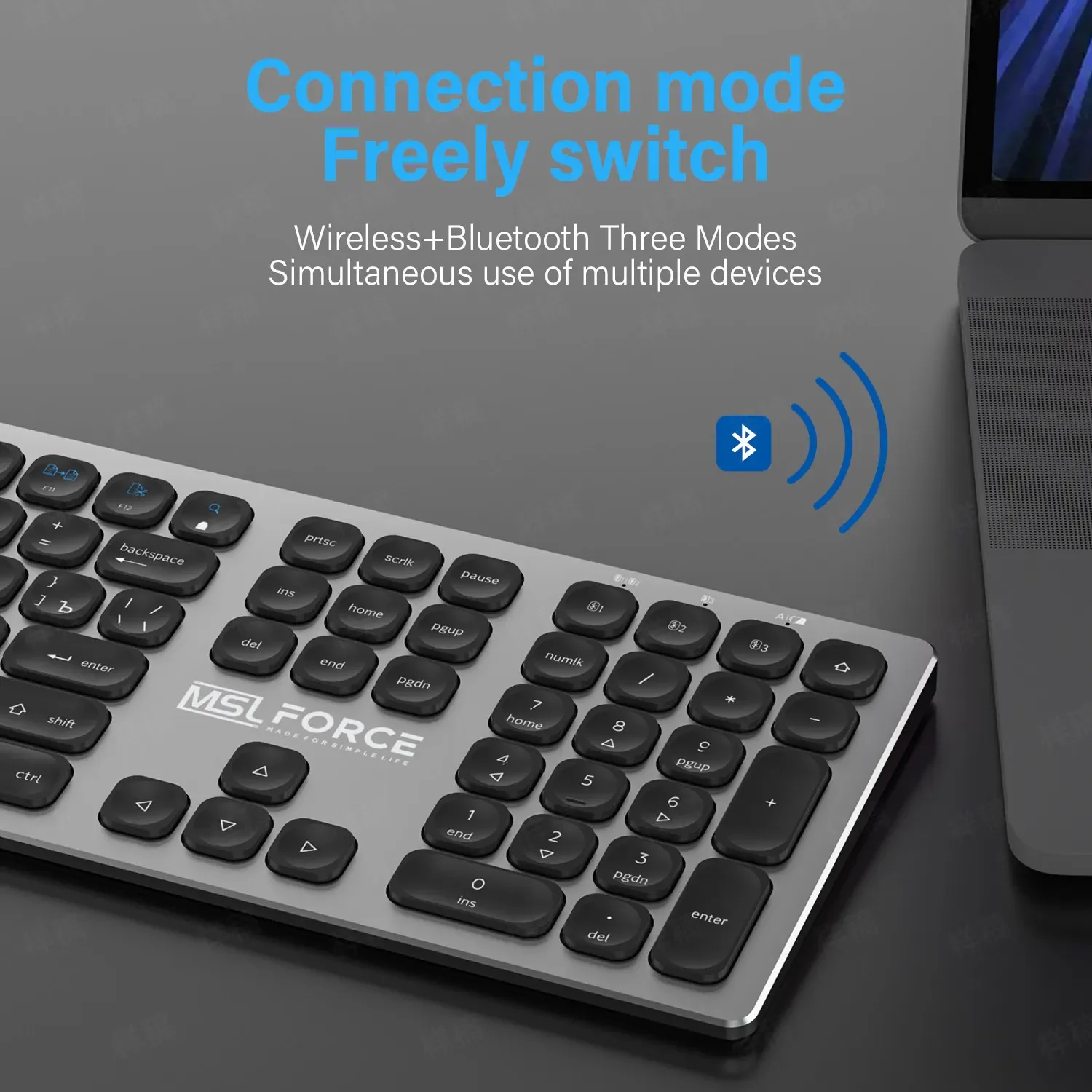 keyboard bluetooth in russian wireless Keypad Wireless rechargeable slim for imac apple tablet  computer Portable keyboard xda