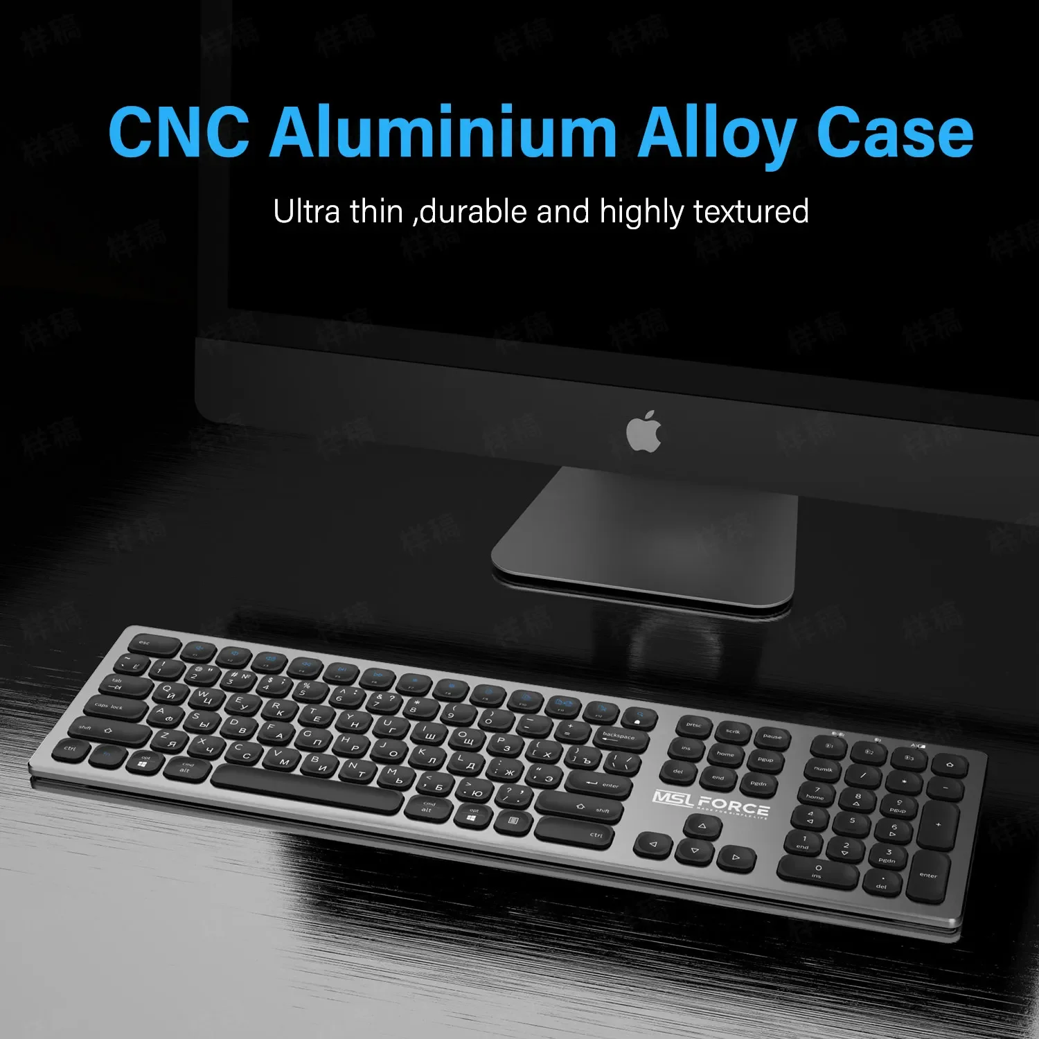 keyboard bluetooth in russian wireless Keypad Wireless rechargeable slim for imac apple tablet  computer Portable keyboard xda