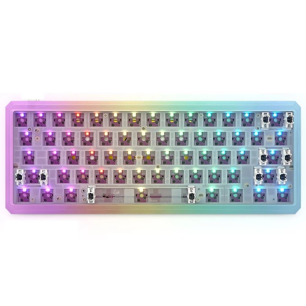 SKYLOONG GK61/GK61S Lite Gasket Custom  Hotswap DIY Kit Wired/Bluetooth 5.1 for 60% 61-key Mechanical Keyboard