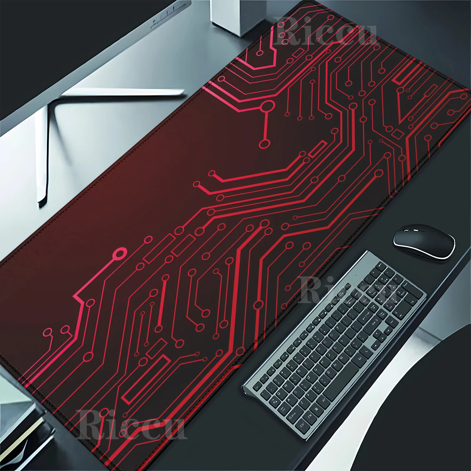 Digital Circuit Board Mouse Pad Xxl Gamer Laptop PC Gaming Office Accessories Home Keyboard circuitry Mousepad teclado Desk Mat