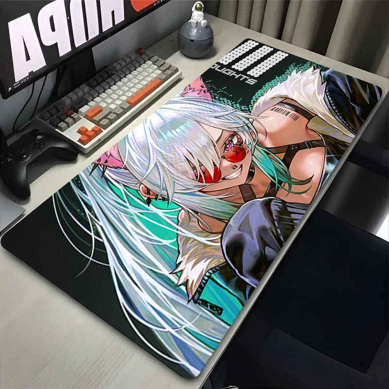 Gaming Mouse Pad Anime Cute Girls Desk Mat Laptop Gamer Professional Premium Mousepad PC Speed Control Accessories Keyboard Pad