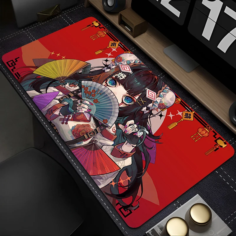 Gaming Mouse Pad Kawaii Anime Desk Mat PC Gamer Professional Premium Mousepad Laptop Speed Control Accessories Keyboard Pad Rug